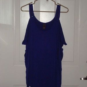NWT!! VIOLET COLD SHOULDER BLOUSE